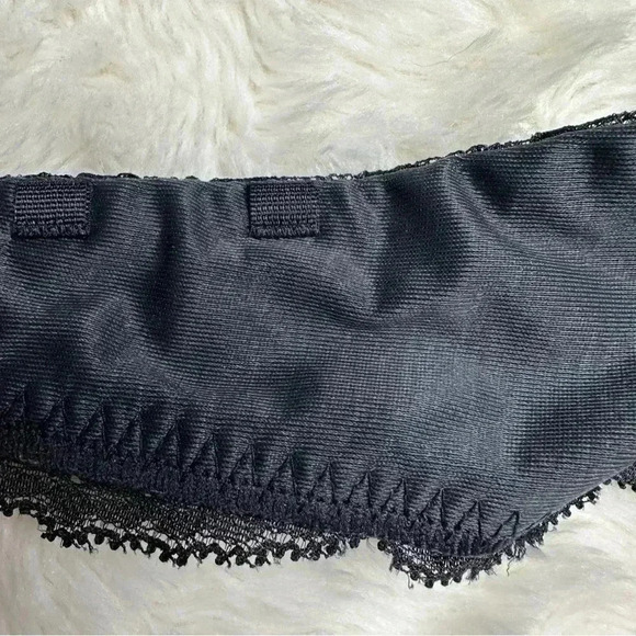 La Senza Strapless Push Up Bra Lace Black  & Cream Size 32C - Picture 12 of 16